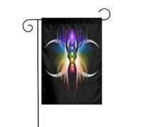 Bandiera da giardino Chakra Triplice Dea, per esterni, patio, per feste, decorativa (30,5 x 45,7 cm)