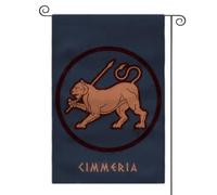 Bandiera da giardino classica della civiltà dell'età - Bandiera a doppia faccia con cultura totemica, 30,5 x 45,7 cm, per decorazione esterna (Cimmeria)