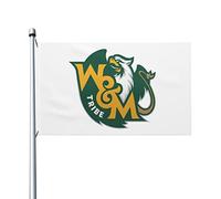 Bandiera Da Giardino College Of William And Mary Logo Bandiera Da Cortile Lavabile Bandiere Decorative Antivento Garden Flag Per Esterno Celebrazioni Festival 90X152CM