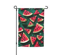 Bandiera da giardino con anguria da sogno, 30,5 x 45,7 cm. Decorazione per esterni luminosa su entrambi i lati porta un po' di divertimento al tuo giardino.