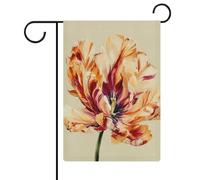 Bandiera da giardino con ani rigogliosi aperti, decorazione natalizia per giardino, casa, cortile, decorazione per esterni, bifacciale, 12x18 pollici