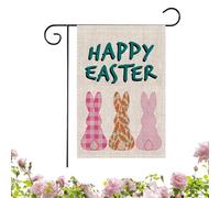 Bandiera Da Giardino Con Coniglio | Resistente alle Intemperie Decorazione | Stendardo Pasquale per Giardino a Tema Coniglio - Per Prato, Casa, Passaggio, Eventi Di Gruppo, Patio, Balcone, Terrazza, F