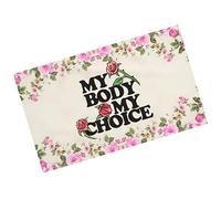Bandiera da giardino con diritti delle donne, 3 x 5 Ft, poster double face, con scritta "My Body My Choice", colori vivaci, resistente alla luce per interni ed esterni, per ogni