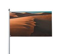 Bandiera da giardino con dune di sabbia, striscione decorativo per esterni, prato, casa, patio e parete