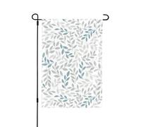 Bandiera da giardino con foglie classiche 12x18 pollici Bandiera da cortile verticale bifacciale Decor Bandiere di benvenuto in poliestere per esterni Portico esterno Decorazione del prato del patio d