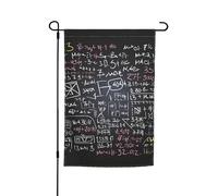 Bandiera da giardino con formula matematica su entrambi i lati bandiera da cortile per vacanze 30,5 x 45,7 cm banner stagionale per esterni per primavera estate prato portico decorazione domestica