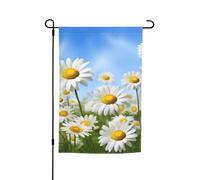 Bandiera da giardino con margherite primaverili, 30,5 x 45,7 cm, per primavera, estate, autunno, inverno, bandiere stagionali su entrambi i lati, bandiere per le vacanze, per esterni, interni, cortile