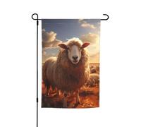Bandiera da giardino con pecore australiane, 30,5 x 45,7 cm. Decorazione per esterni luminosa su entrambi i lati porta un po' di divertimento al tuo giardino.