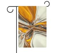 Bandiera da giardino con riflessioni astratte in vetro, per le festività stagionali, su entrambi i lati, 30,5 x 45,7 cm