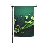 Bandiera da giardino con scritta "Happy St Patrick'S Day" su entrambi i lati per fattoria e vacanze da cortile 30,5 x 45,7 cm banner stagionale per esterni per primavera estate prato portico