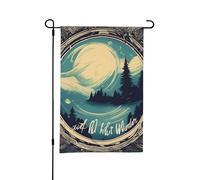 Bandiera da giardino con scritta "Not All Who Wander Are Lost", 30,5 x 45,7 cm, perfetta decorazione per San Valentino e primavera