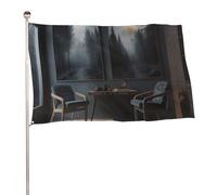 Bandiera da giardino con scritta "There Are Chairs in The Room", 88,9 x 149,9 cm, per esterni, su entrambi i lati, bandiere di benvenuto, decorazione per cortile, portico, prato