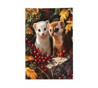 Bandiera da giardino con simpatica donnola, 2x3 piedi, striscioni decorativi per cortile, bandiere da prato per decorazioni interne ed esterne, per veranda, prato, patio