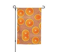 Bandiera da giardino con stampa di limoni e arance, ideale per decorare la casa in tutte le stagioni e valorizzare l'estetica del tuo spazio esterno.
