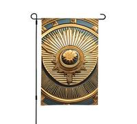 Bandiera da giardino con stampa di palme e rive rocciose, 30,5 x 45,7 cm, perfetta per San Valentino e decorazioni primaverili