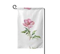 Bandiera da giardino con stampa di peonie su entrambi i lati, bandiere da giardino per la decorazione della casa, resistente alle intemperie e doppia cucitura, 45,7 x 32,7 cm