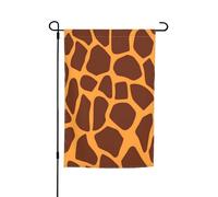 Bandiera da giardino con stampa giraffa, 30,5 x 45,7 cm, per primavera, estate, autunno, inverno, bandiere stagionali su entrambi i lati, bandiere per le vacanze, per esterni e interni, per