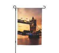 Bandiera da giardino con stampa "I Love London", 30,5 x 45,7 cm, per tutte le stagioni, decorazione da cortile per esterni