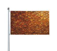 Bandiera da giardino con stampa in sughero per esterni, 9 x 1,5 m