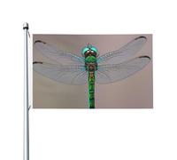 Bandiera da giardino con stampa libellula, 0,9 x 1,5 m