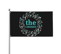 Bandiera Da Giardino Cycle Fish The Chosen Bandiere Decorative Lavabile Bandiera Da Cortile Antivento Garden Flag Per Esterno Festival Celebrazioni 90X152CM