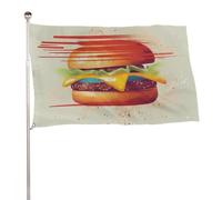 Bandiera da giardino da 89 x 149,9 cm, per esterni domani, con scritta "I 'll start running", grande striscione con occhielli in ottone, resistente allo sbiadimento, per esterni, decorazione per la