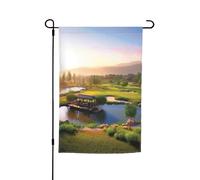 Bandiera da giardino da golf resort da 30,5 x 45,7 cm, per primavera, estate, autunno, inverno, bandiere stagionali su entrambi i lati, bandiere per le vacanze, per esterni e interni, per decorazioni