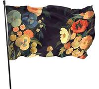 Bandiera da giardino da sogno Floras per ragazza resistente alle intemperie, bandiera da cortile 3 x 5 piedi decorazioni per la casa all'aperto