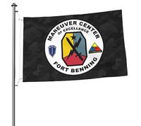 Bandiera Da Giardino Danibrant Army Fort Benning Bandiera Da Cortile Lavabile Bandiere Decorative Durevole Garden Flag Per Celebrazioni Feste Esterno 90X152CM