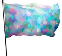 Bandiera da giardino dei sogni di sirena resistente alle intemperie, bandiera dimostrativa 3 x 5 piedi decorazioni per la casa all'aperto