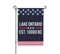 Bandiera da giardino del Lago Ontario (Est. 10000 a.C.) - Stendardi divertenti canadesi