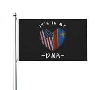Bandiera Da Giardino Democratic Republic Of The Congo It'S In My Dna Democratic Republic Of The Congo Usa Bandiera Da Cortile Colore Vivido Bandiere Decorative Durevole Garden Flag Per 90X152CM