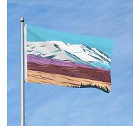 Bandiera Da Giardino Denali National Park And Reserve Garden Flag Colore Vivido Bandiera Da Cortile Durevole Bandiere Decorative Per Celebrazioni Festival Feste 90X152CM