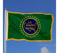 Bandiera Da Giardino Department Of Homeland Security The Border Patrol Garden Flag Lavabile Bandiera Da Cortile Colore Vivido Bandiere Decorative Per Feste Celebrazioni Festival 90X152CM
