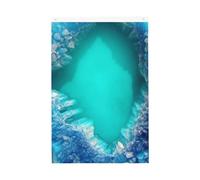 Bandiera da giardino di benvenuto blu acqua brillante turchese 0,6 x 0,9 m su entrambi i lati nessuna dissolvenza bandiere per casa cortile cortile sfondo foto banner per cortile portico prato