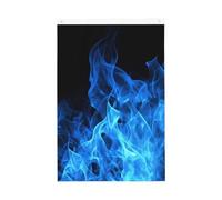 Bandiera da giardino di benvenuto con fiamma blu, 0,6 x 0,9 m, non sbiadisce, doppia faccia, per casa, cortile, cortile, portico, prato