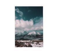 Bandiera da giardino di benvenuto con paesaggio montano neve 2 x 3 ft double face no dissolvenza bandiere per casa cortile sfondo foto banner festa per cortile portico prato decorazione esterna