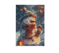 Bandiera da giardino di benvenuto, mamma il pupazzo di neve si prende cura del suo bambino, striscioni su entrambi i lati per casa colonica decorativa festival decorazione per le vacanze 30,5 x 45,7