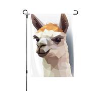 Bandiera da giardino di benvenuto per esterni bandiere da cortile di piccole dimensioni 71 x 101 cm doppia faccia resistente alle intemperie bandiera per casa alpaca avatar bandiere verticali per