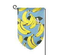 Bandiera da giardino di benvenuto per esterni di piccole dimensioni 12,5 x 18 pollici doppia faccia resistente alle intemperie bandiera della casa bandiere verticali a banana per casa rustica