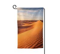 Bandiera da giardino di benvenuto per esterni di piccole dimensioni 12,5 x 18 pollici doppia faccia resistente alle intemperie bandiera della casa dune di sabbia nel deserto del Sahara bandiere
