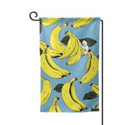 Bandiera da giardino di benvenuto per esterni di piccole dimensioni 12,5 x 18 pollici doppia faccia resistente alle intemperie bandiera della casa bandiere verticali a banana per casa rustica