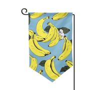 Bandiera da giardino di benvenuto per esterni di piccole dimensioni 12,5 x 18 pollici doppia faccia resistente alle intemperie bandiera della casa bandiere verticali a banana per casa rustica