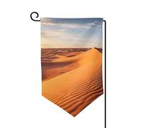 Bandiera da giardino di benvenuto per esterni di piccole dimensioni 12,5 x 18 pollici doppia faccia resistente alle intemperie bandiera della casa dune di sabbia nel deserto del Sahara bandiere