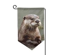 Bandiera da giardino di benvenuto per esterni di piccole dimensioni 31,5 x 45,7 cm doppia faccia resistente alle intemperie bandiera della casa bandiere verticali con animali per fattoria all'aperto