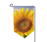Bandiera da giardino di benvenuto per esterni di piccole dimensioni 31,5 x 45,7 cm doppia faccia resistente alle intemperie bandiera per casa giallo dorato girasole bandiere verticali per fattoria