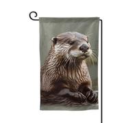 Bandiera da giardino di benvenuto per esterni di piccole dimensioni 31,5 x 45,7 cm doppia faccia resistente alle intemperie bandiera della casa bandiere verticali con animali per fattoria all'aperto