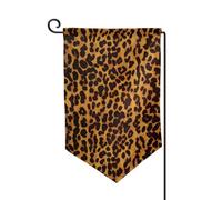 Bandiera da giardino di benvenuto per esterni di piccole dimensioni 31,8 x 45,7 cm doppia faccia resistente alle intemperie bandiera per casa cool ghepardo leopardo bandiere verticali per fattoria
