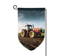 Bandiera da giardino di benvenuto per esterni di piccole dimensioni 31 x 45 cm doppia faccia resistente alle intemperie bandiera per casa trattore fattoria bandiere verticali per fattoria all'aperto