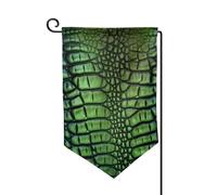 Bandiera da giardino di benvenuto per esterni di piccole dimensioni 31 x 45 cm doppia faccia resistente alle intemperie bandiera per casa bandiera in pelle di coccodrillo bandiere verticali per